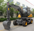 construction machinery 6 ton wheel excavator equipment from China direct factory