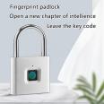 Outdoor Waterproof  Metal  Luggage Locker Keyless Electronic Fingerprint Smart Padlock