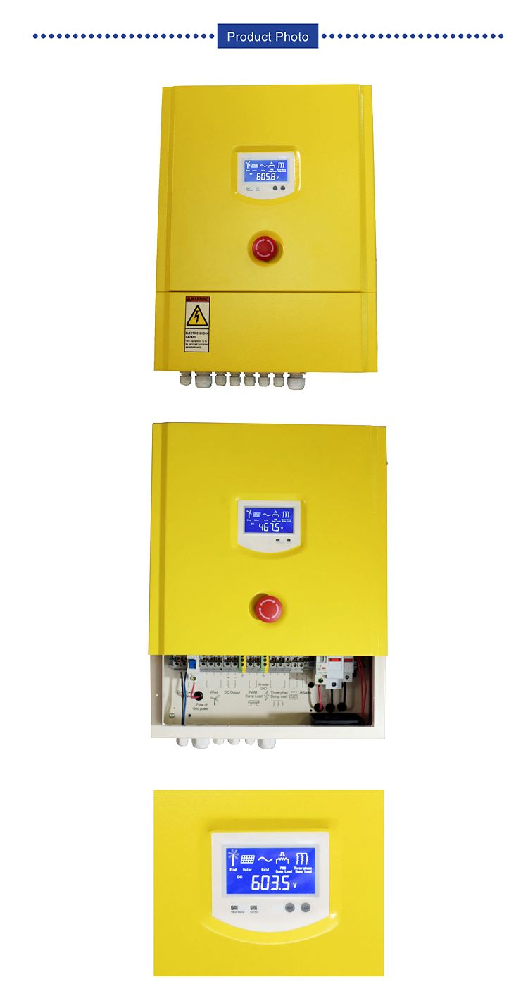 On Grid Wind Turbine Controller 2KW With Dump Load