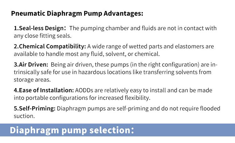 Air Driven 3inch Pneumatic Double Diaphragm Pump