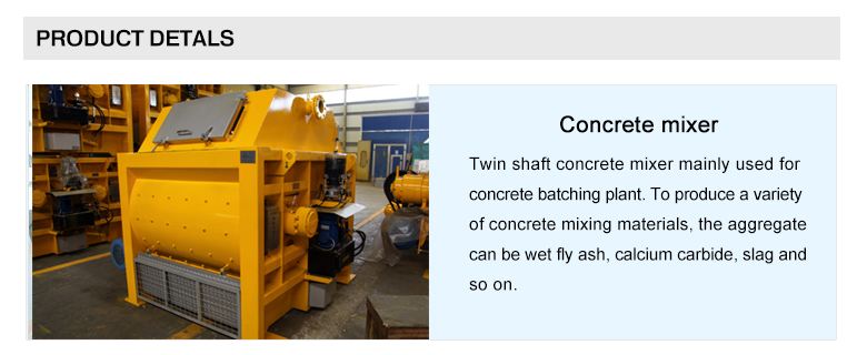 Construction automatic mobile mini concrete mixer plant for cement mixing