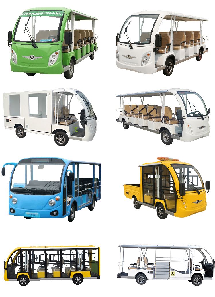 11 Seats off Road Battery Powered Classic Shuttle Enclosed Electric Sightseeing Car with Ce SGS Certificate