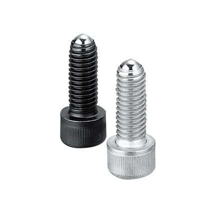 Wholesale 304 Stainless Steel Spring Plungers Pin Loaded Screw Set Thread Fit Threaded Pins M8 Press Smooth Hex Ball Plunger