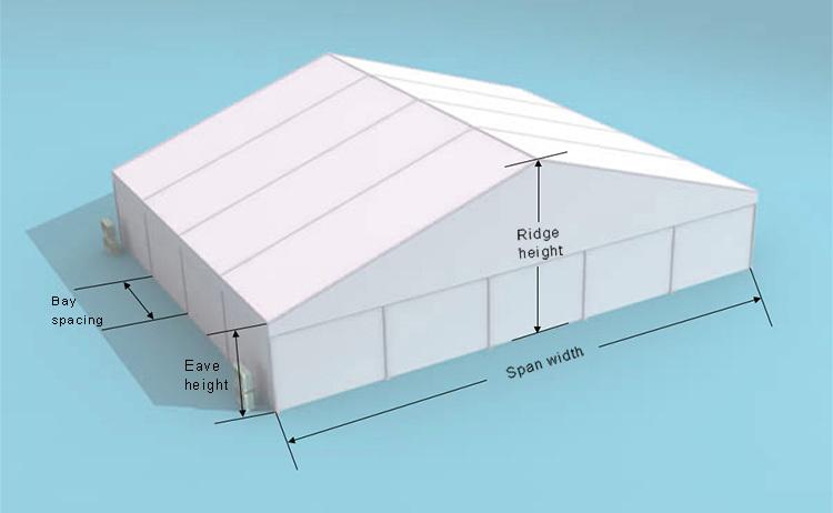 Outdoor Warehouse Temporary Industrial Storage Tent For Sale