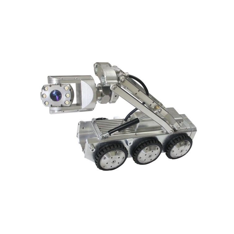 PTZ  Cctv Robot System Pipe Crawler Downhole Inspection Camera Price