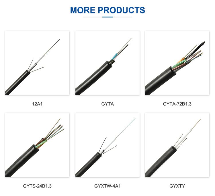 Shengtang Manufacturer High Quality Monitor Use Outdoor Fiber Optical Cable 2 4 6 8 12Core G652D Gyxtw Cable
