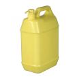 5L plastic barrel for liquid detergent square jerrycan HDPE 5 litre chemical drum with pump head 5 KGS bucket container