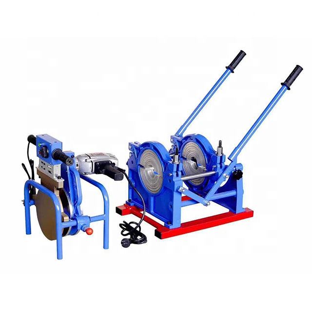 Thermoplastic tube connection machinery polyethylene pipe multi function manual welding machine