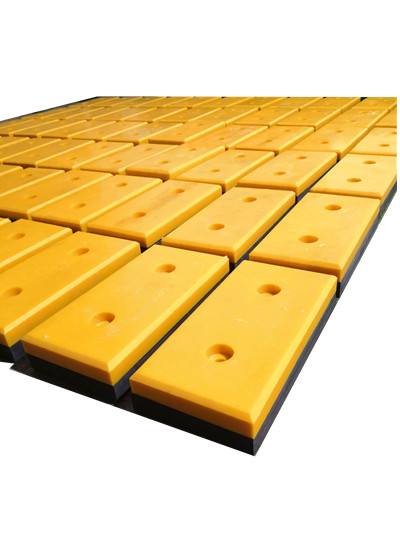DOCK WALL rubber BUMPER FOR WAREHOUSE wharf fender facing pad UHMWPE dock bumper material for both the loading dock bumper UHMW