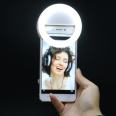 new design hot sell popular LED selfie camera accessories photographic lighting portable  phone clip ring light