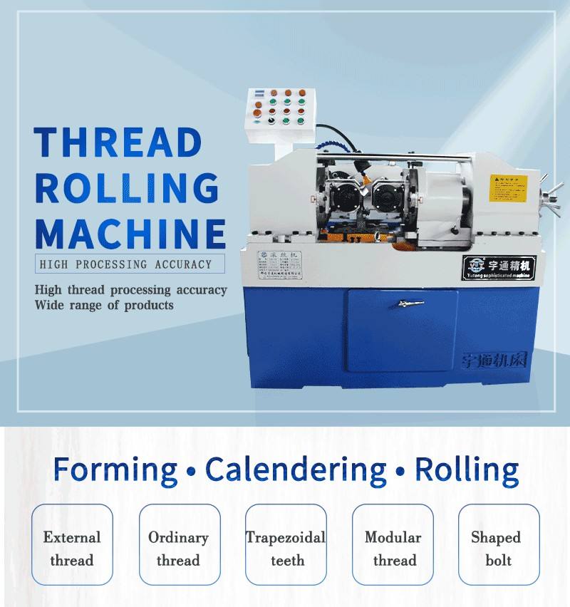 TOBEST automatic bolt and nut making anchor bolt making cold forming machine knurling machine u bolt machine thread roll dies