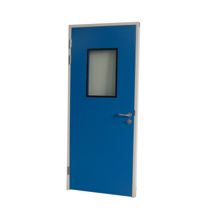 Cheap price PU sandwich panel swing clean room door for hospital