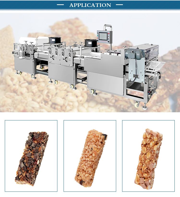 Automatic Protein cereal bar making machine candy bar making machine Hot sale energy bar machine factory