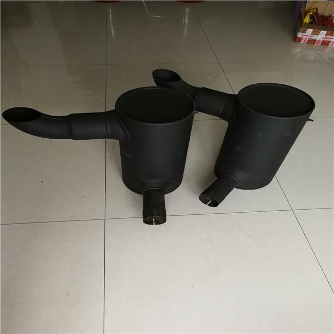 Made China Superior Quality Grey Excavator Parts Digger Exhaust Silencer Muffler