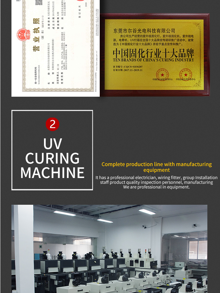 LY400-2 Conveyor type UV curing machine UV glue ink dryer coating line dual lamp UV drying equipment curing machine