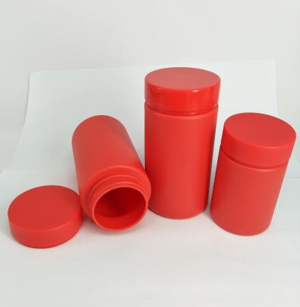 200cc double wall cap plastic cylindrical supplement bottles for softgels