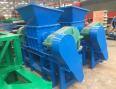 plastic crushing machine double shaft shredder for rubber processing