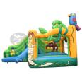 Kids castle inflatable pvc material slide inflatable bouncer music show