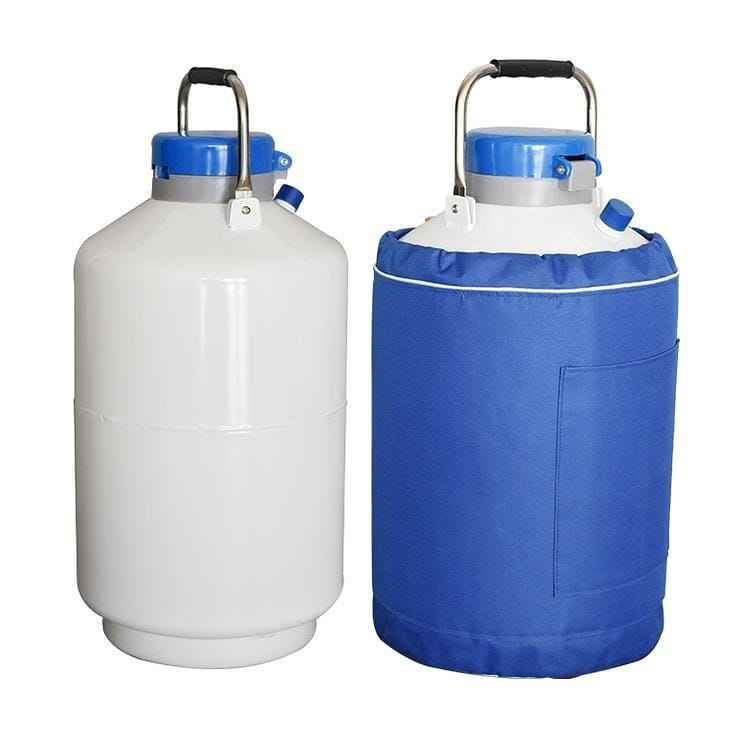 Yds-10 Portable Cryogenic Semen Container 10 Liter Liquid Nitrogen Tank 10l Dewar Vessel Price