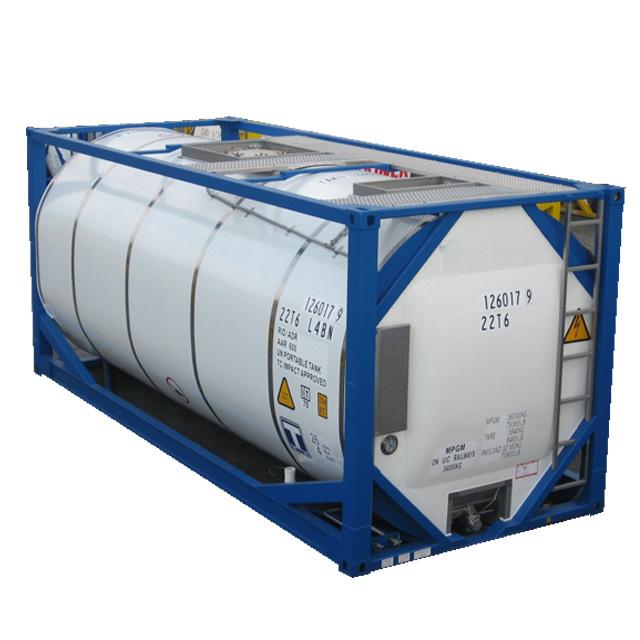 GB Standard 20ft Iso Powder Tank Container For Transport