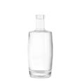 tops 750ml square vodka  empty glass bottle