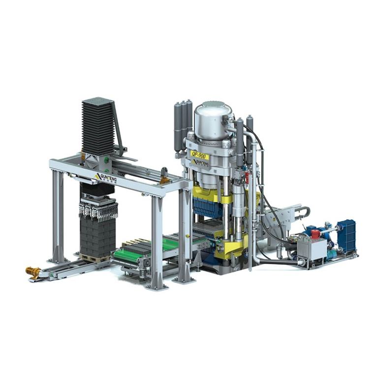 Automatic Static Pressing Machine for Making Solid-Waste Brick