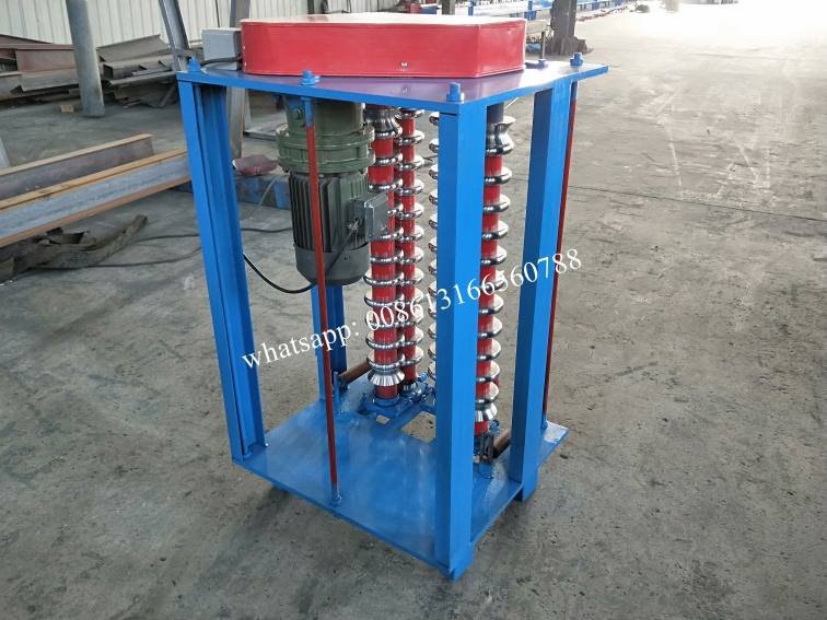 PLC electrical control corrugated roof sheet curving making machine