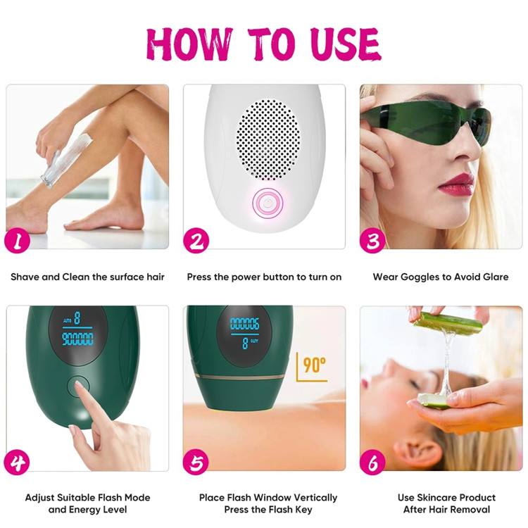 Electric Painless Hair Removal 2 Cutter Heads Epilator Shaver Razor For Women Lady Body Leg Lip Cheek Rechargeable Hair Remover