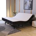 European style Zero Gravity King Queen Size Wooden Adjustable Foldable Bed Base Electric Bed Frame Intelegente CaWith Okin Motor