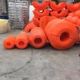 Hose floats for dredging pipes 6 inch floating above water