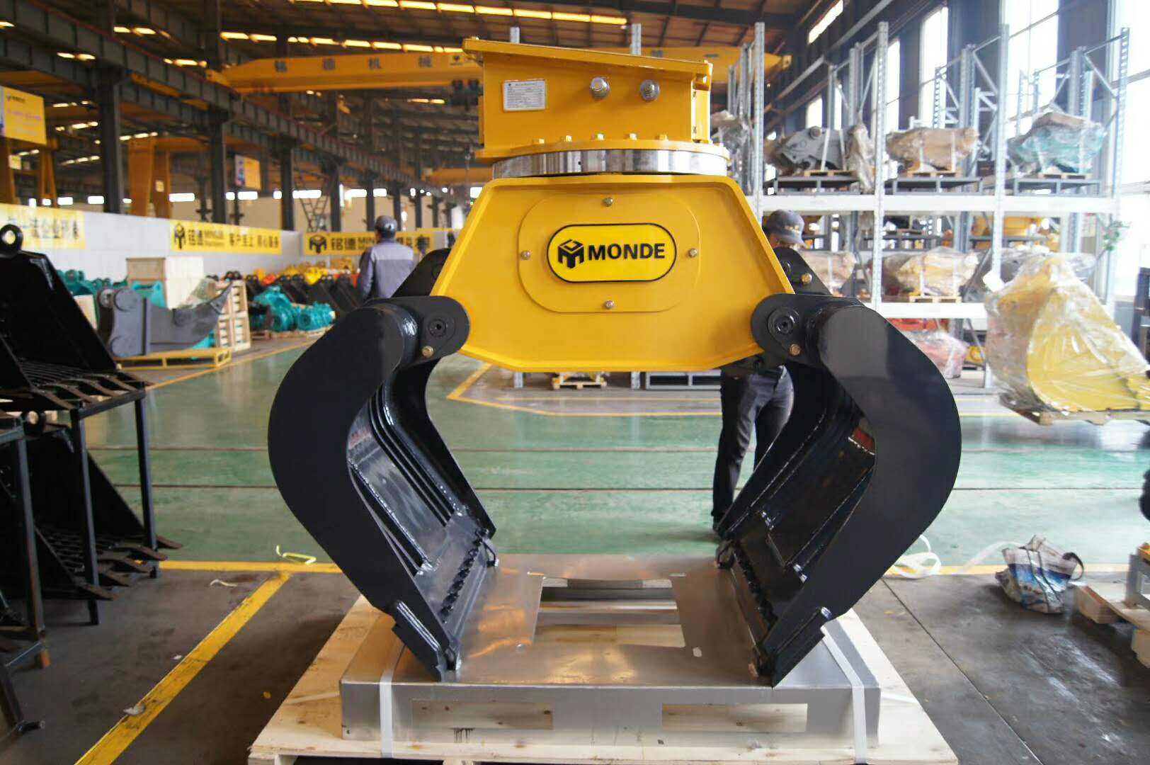 MONDE  excavator hydraulic Demolition sorting grab grapple clamp for stone 4-40T