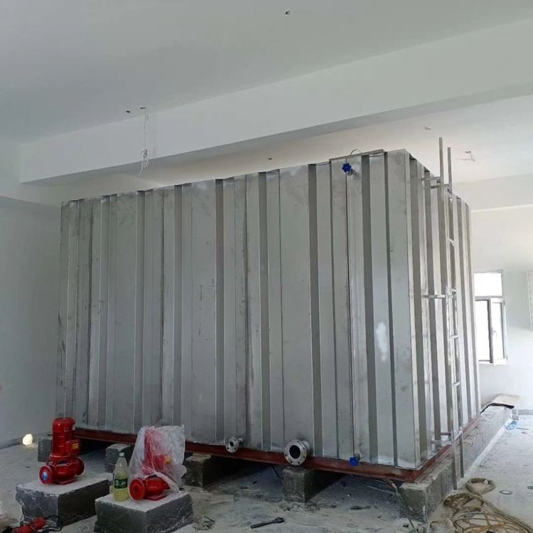 Stainless Steel Square Rectangular Commercial Corrugated Water Storage Tank