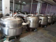 Industrial cooker Jam Peanut butter candy jacket kettle 200l jacket kettle steam jacketed kettle with agitator