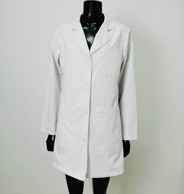 Factory custom professional Orange color white color black color 100% cotton Laboratory lab coat designs for hospital doctors