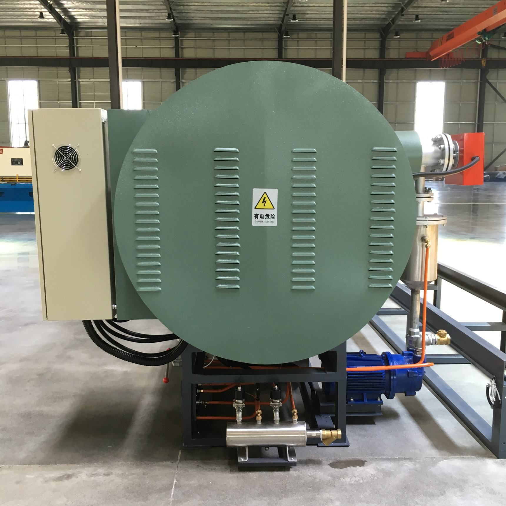 vacuum calcination furnace for cleaning spinneret plate and strainer in plastic industry