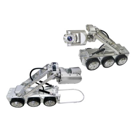 360 degree Industrial Pipeline Robotic Crawler For Sewer line Pipe Endoscope Camera System