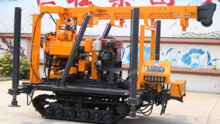 150m deep factory price portable diesel hydraulic water well drilling and rig machine