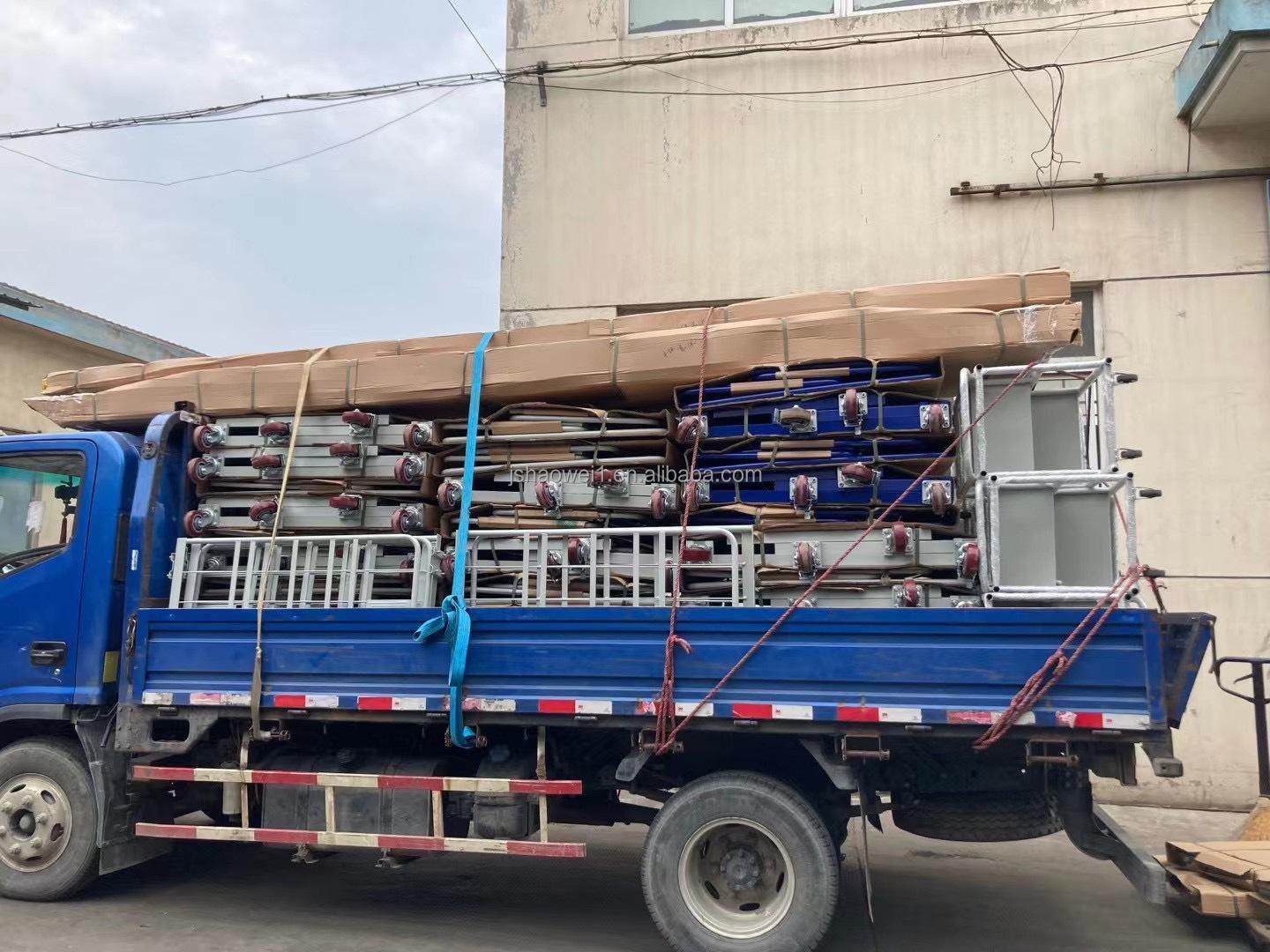 Manufacturer logistics trolley cage car turnover car warehouse  metal wire mesh cargo storage roll cage