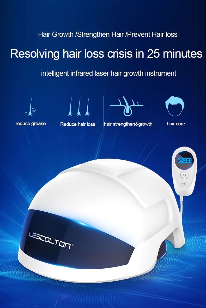wholesale price factory direct sale infrared diodes hair loss treatment man laser helmet for hair growth