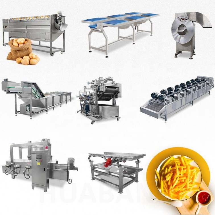 Factory Price Crisps Production Line French Fries Machine Potato Chips Making Machine