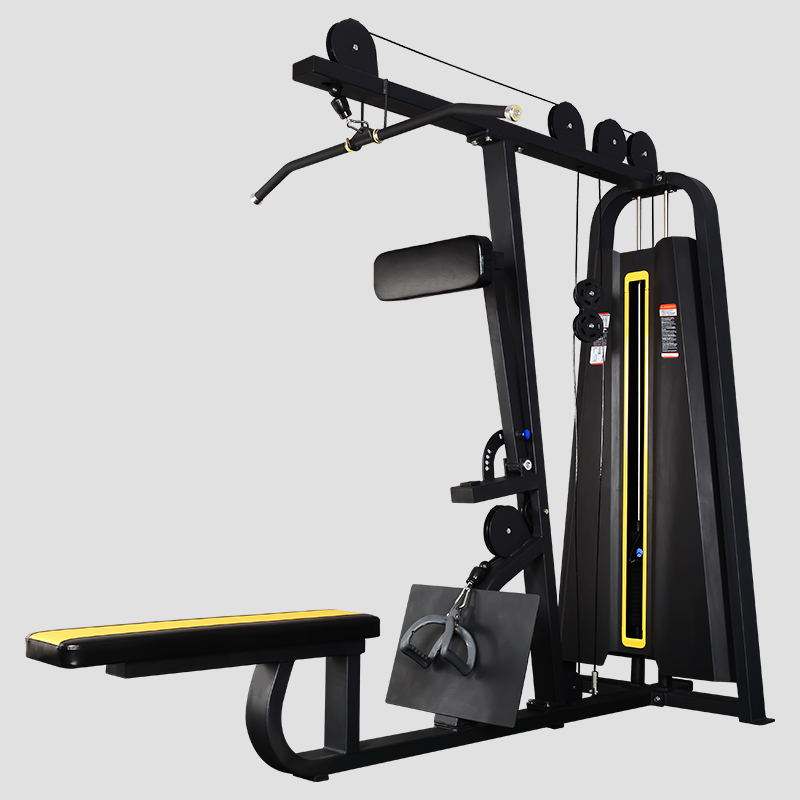New design home gym equipment pin loaded machine lat pulldown & low row