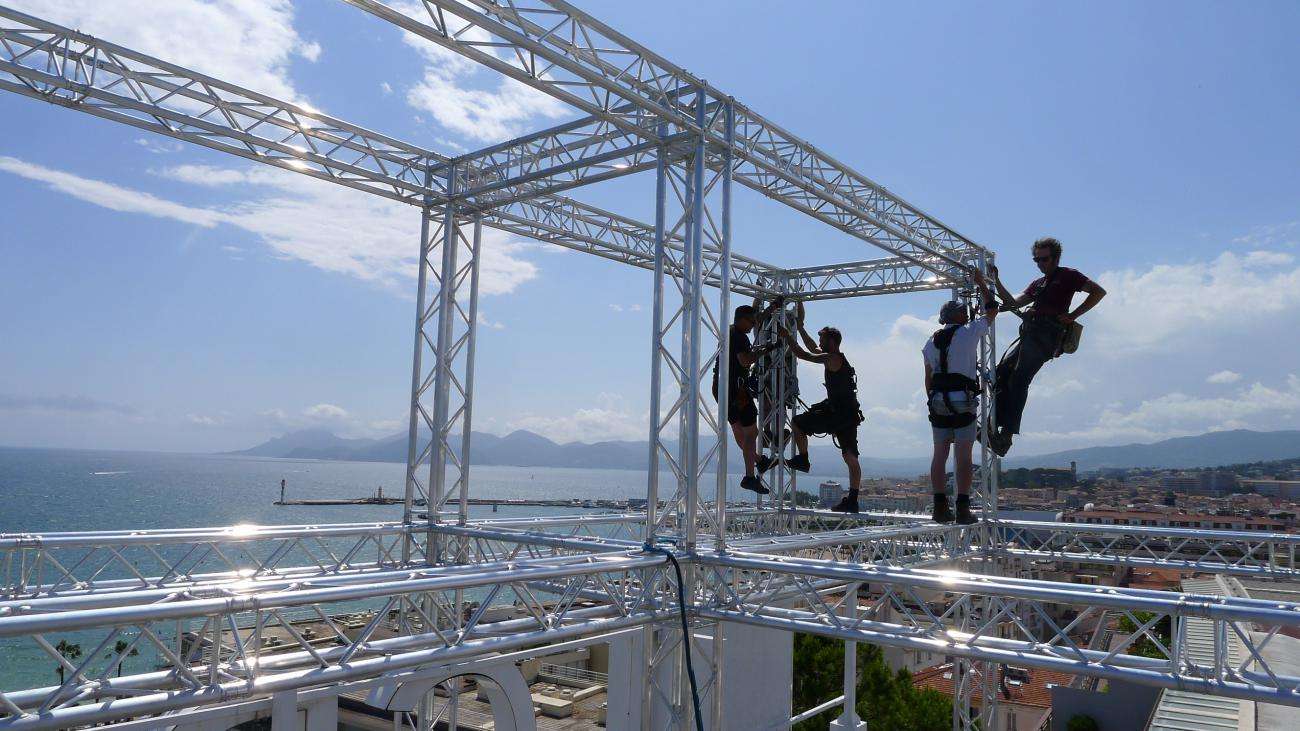 BJ event spigot truss display aluminum stage roof truss structure