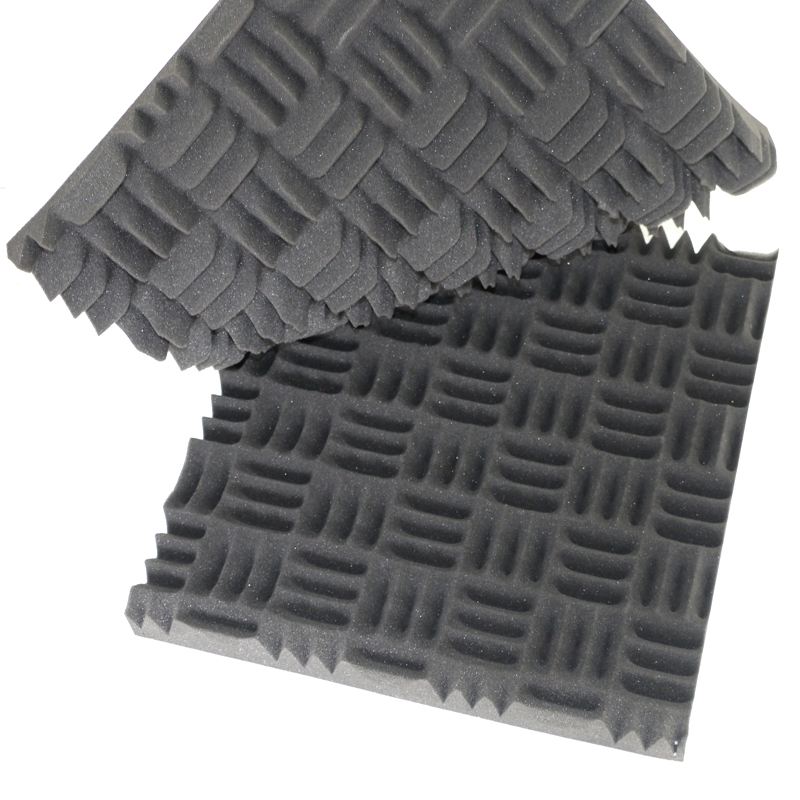 High Density Sound Proofing Acoustic pyramid shaped fire retardant acoustic room treatment soundproof foam