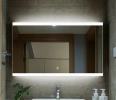 Factory wholesale LED bathroom with light/anti-fog mirror touch switch