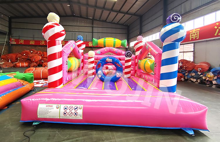 Factory kids playground inflatable jumping castle in inflatable bouncer house candy land inflatable bouncy castle
