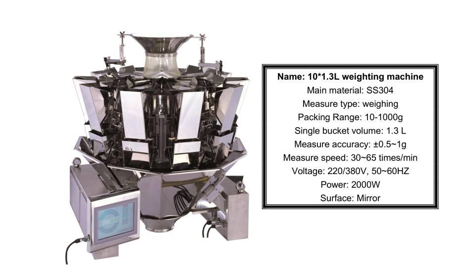 On Sale New Condition Wheat 2 Packing Machine with 2 Multihead Weigher