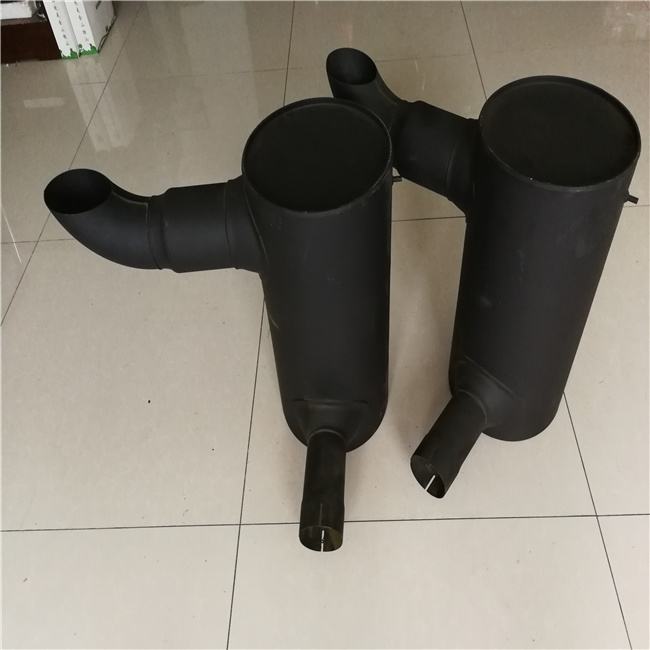 Made China Superior Quality Grey Excavator Parts Digger Exhaust Silencer Muffler