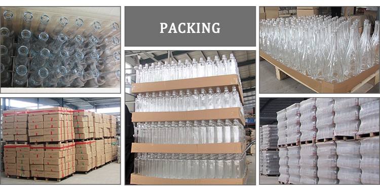 OEM factory wholesale glass bottle 750ml Tequila Bottle