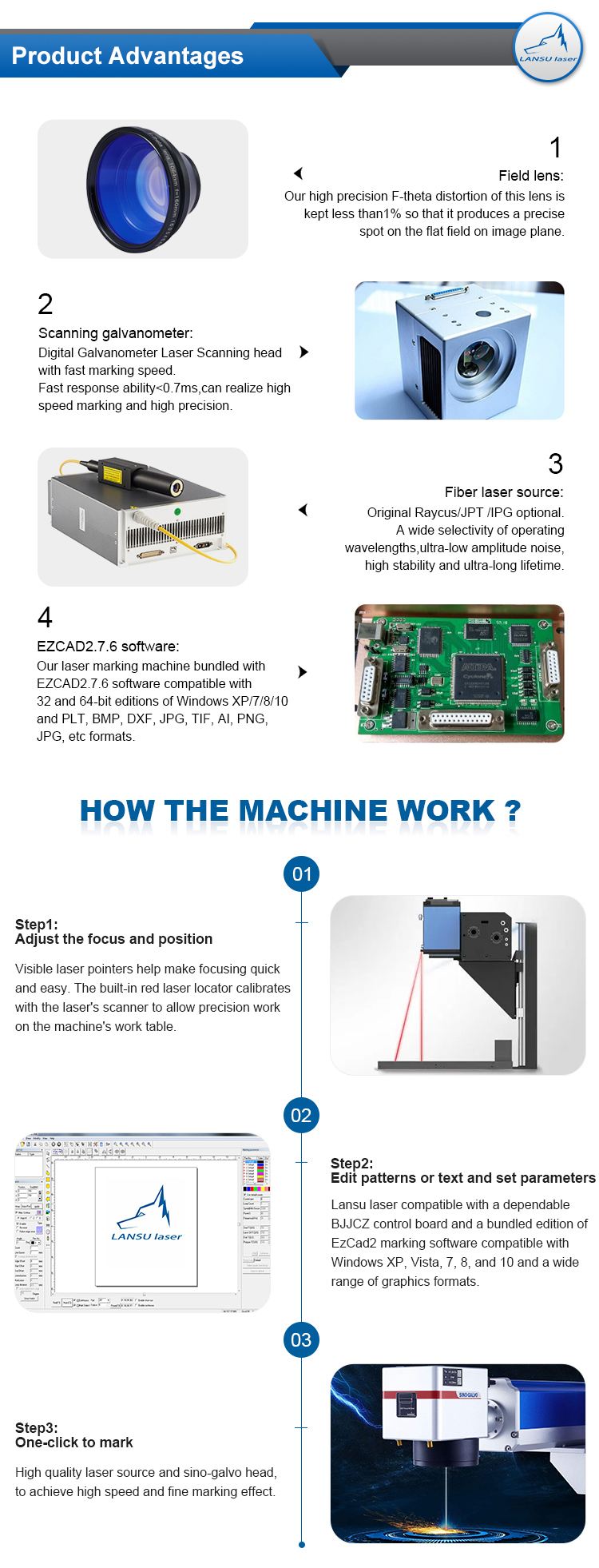 small metal fiber laser machine  for plastic metal laser engraving machine  metal 20w laser engraving machine price