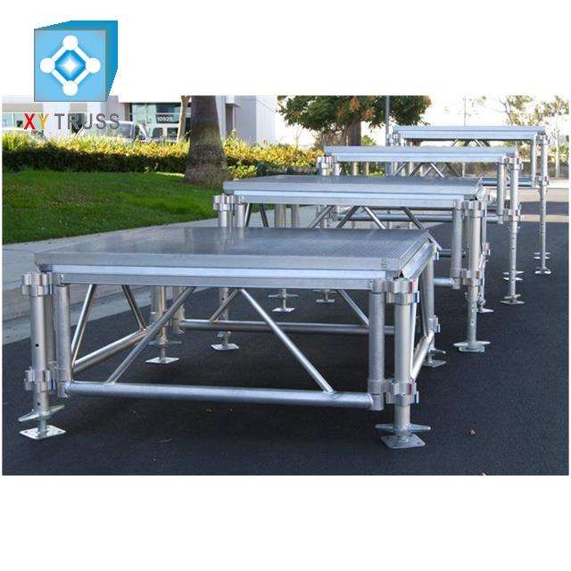 aluminum truck loading stairs portable pole staging stage event